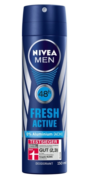 6er Nivea Men Fresh Active Deo-Schutz, (6 x 150 ml)
